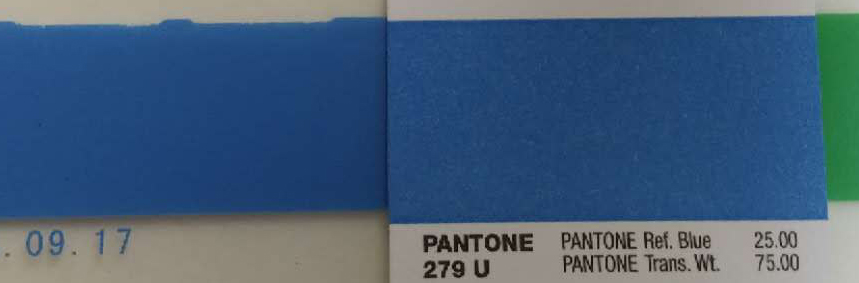 Pantone color 279 U Pantone color 279 U